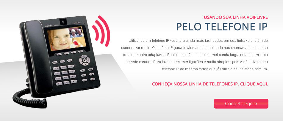 pelo telefone ip